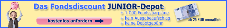 Junior-Depot: 1.000 Fondssparpläne ab 25 EUR