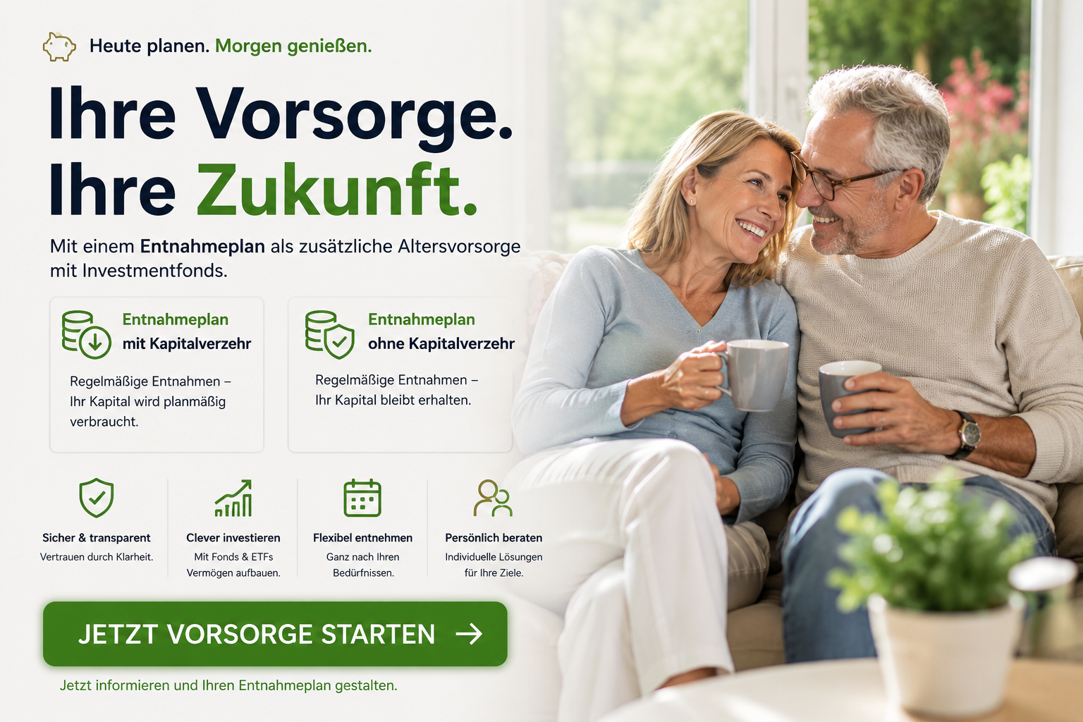 Altersvorsorge planen und die Rente genie�en